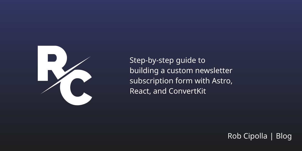 Step-by-step Guide To Building A Custom Newsletter Subscription Form ...